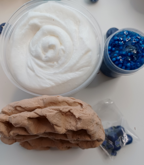"Blueberry Vanilla Waffle" Diy Clayslime