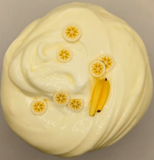 "Banana Cream Whip" Slime