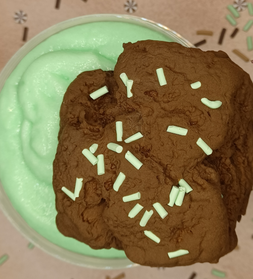 "Mint Choc Brownie" Diy Clayslime