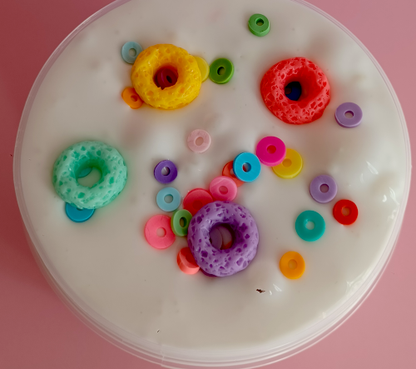 "Fruit Rings Cereals" thick und glossy Slime