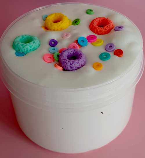 "Fruit Rings Cereals" thick und glossy Slime