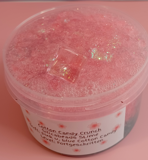 "Cotton Candy crushed Ice" Silica Beads Slime