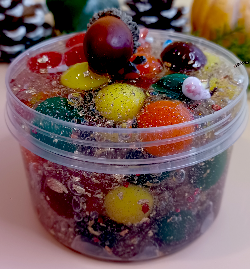 "Hello Autumn" Pompom Clearslime