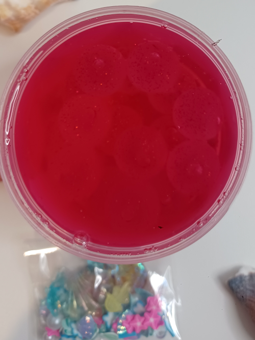 "Enchanted Coral Reef" Frogspawnbead Slime