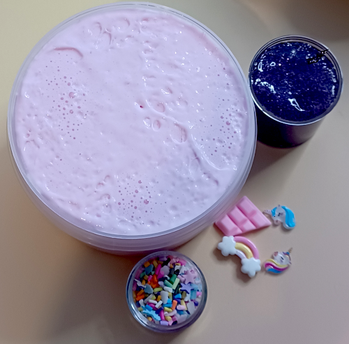 "Unicorn Hot Chocolate" Thick & Glossy Slime *NEU*