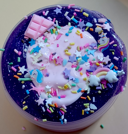 "Unicorn Hot Chocolate" Thick & Glossy Slime *NEU*