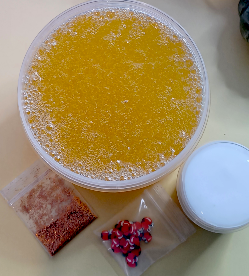 "Apple Cider Milk Tea" Clear/Milky Slime *NEU*