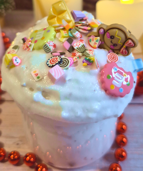 "Reindeer Snacks" White Glue Jelly/Bingsu Slime