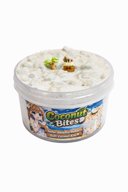 "Coconut Bites" Snowfizz/Perlite Slime (BESTSELLER)