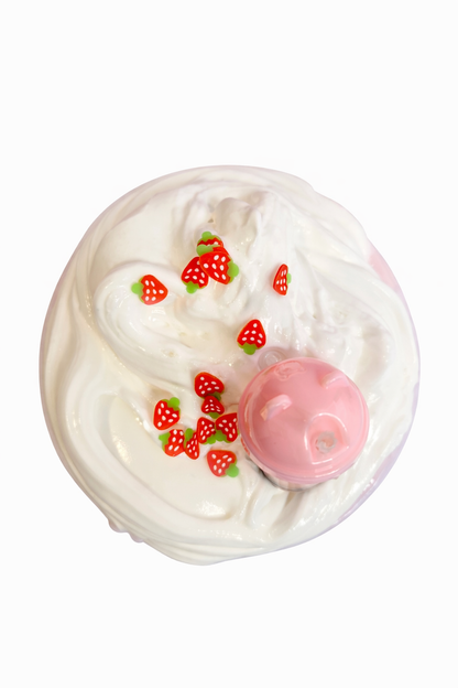 "Strawberry Boba Milk"jiggly Clayslime