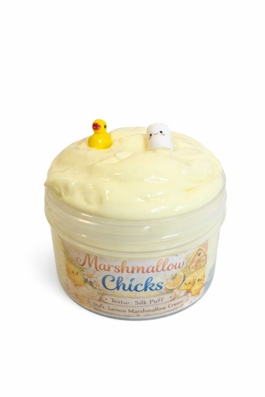 "Marshmallow Chicks" Silk Puff Slime